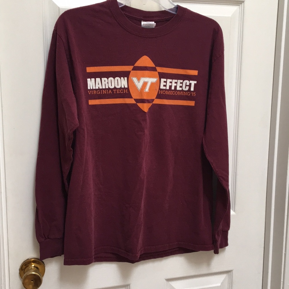 Virginia tech shirt.